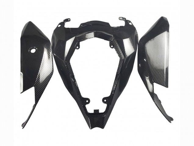 Billige Kawasaki ZX10R Motorrad Verkleidung 2021-2025 - Schwarze Carbonfaser