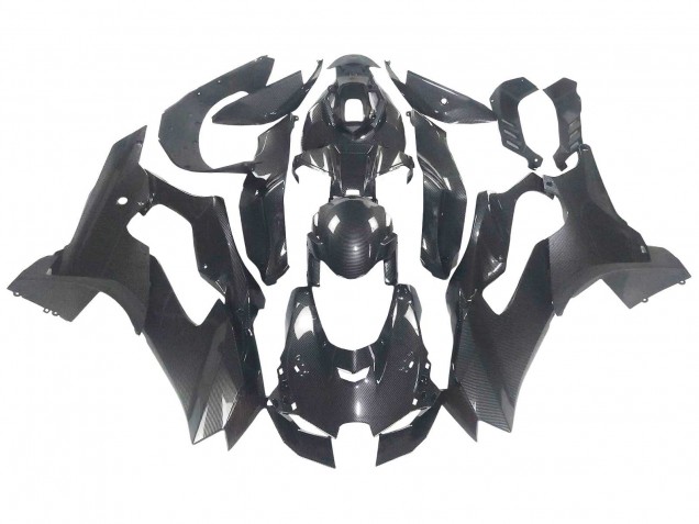 Billige Kawasaki ZX10R Motorrad Verkleidung 2021-2025 - Schwarze Carbonfaser