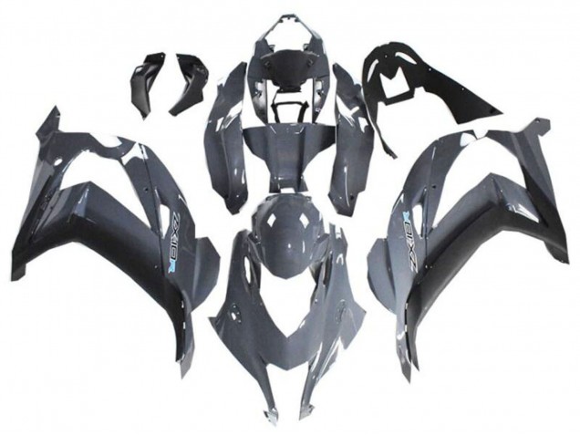 Billige Kawasaki ZX10R Motorrad Verkleidung 2021-2025 - Grau Schwarz