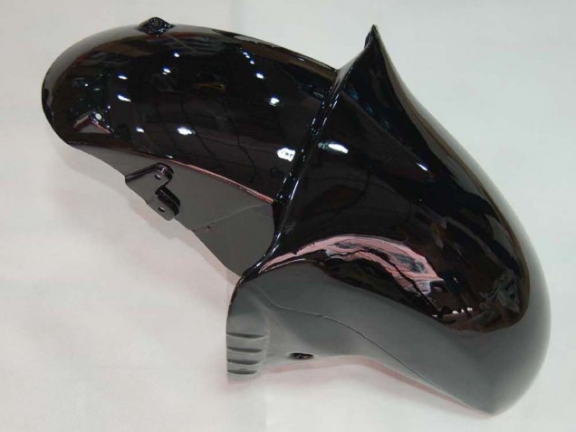 Billige Kawasaki ZX14R ZZR1400 Motorrad Verkleidung 2006-2011 - Glanzendes Schwarz Rot Rosa Flamme