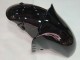 Billige Kawasaki ZX14R ZZR1400 Motorrad Verkleidung 2006-2011 - Glanzendes Schwarz Rot Rosa Flamme