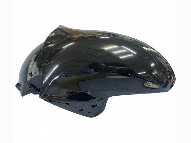 Billige Kawasaki ZX14R ZZR1400 Motorrad Verkleidung Kit 2006-2011 - Glanzendes Schwarz Rot Flamme