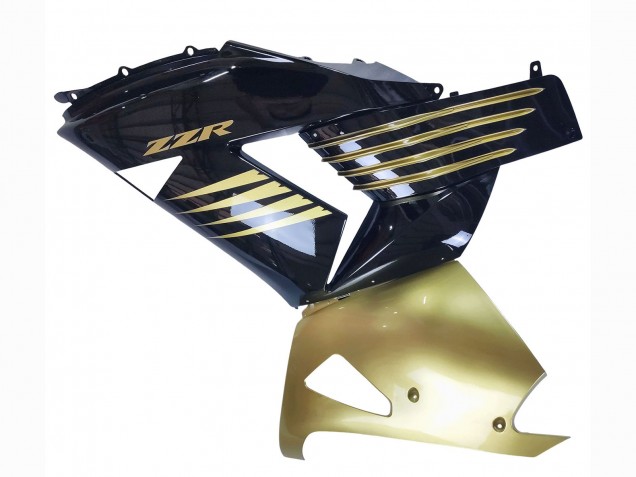 Billige Kawasaki ZX14R ZZR1400 Motorrad Verkleidung 2006-2011 - Gold Schwarz
