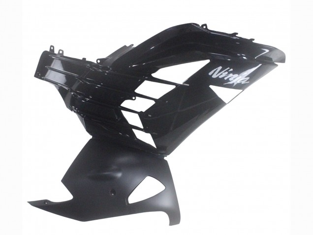 Billige Kawasaki ZX14R ZZR1400 Motorrad Verkleidung 2012-2024 - Glanzendes Schwarz Matt Schwarz Weiss Ninja