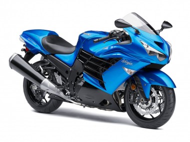 Billige Kawasaki ZX14R ZZR1400 Motorrad Verkleidung 2012-2024 - Blau