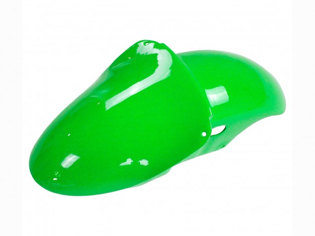 Billige Kawasaki ZX6R Motorrad Verkleidung 1998-1999 - Grun Weiss Glanzendes Schwarz