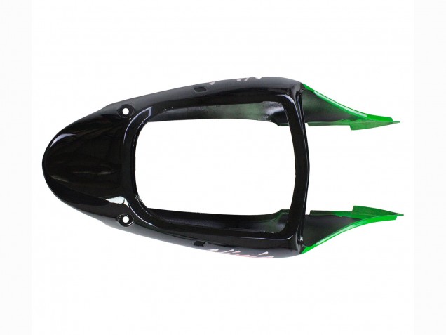 Billige Kawasaki ZX6R Motorrad Verkleidung 1998-1999 - Grun Weiss Glanzendes Schwarz