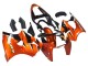 Billige Kawasaki ZX6R Motorrad Verkleidung 2000-2002 - Orange Schwarz