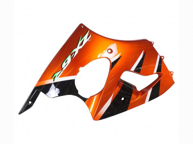 Billige Kawasaki ZX6R Motorrad Verkleidung 2000-2002 - Orange Schwarz