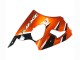 Billige Kawasaki ZX6R Motorrad Verkleidung 2000-2002 - Orange Schwarz