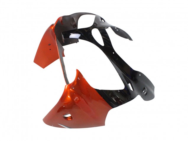 Billige Kawasaki ZX6R Motorrad Verkleidung 2000-2002 - Orange Schwarz