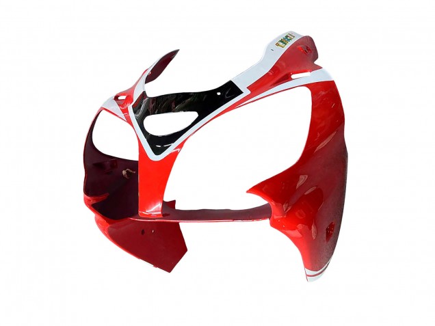 Billige Kawasaki ZX6R Motorrad Verkleidung 2000-2002 - Weiss Rot Schwarz