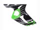 Billige Kawasaki ZX6R Motorrad Verkleidung 2003-2004 - Grun Weiss Schwarz