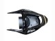 Billige Kawasaki ZX6R Motorrad Verkleidung 2003-2004 - Glanzendes Schwarz Weiss Motul Lucky Strike