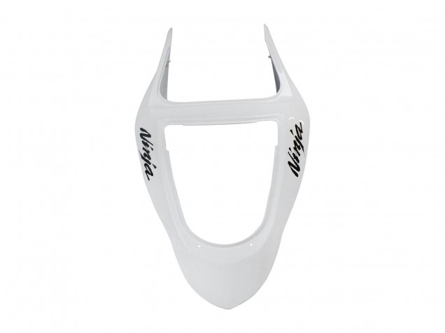 Billige Kawasaki ZX6R Motorrad Verkleidung 2003-2004 - Weiss Schwarz Aufkleber