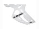 Billige Kawasaki ZX6R Motorrad Verkleidung 2003-2004 - Weiss Schwarz Aufkleber