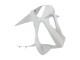 Billige Kawasaki ZX6R Motorrad Verkleidung 2003-2004 - Weiss Schwarz Aufkleber