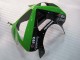 Billige Kawasaki ZX6R Motorrad Verkleidung 2003-2004 - Grun Schwarz Elf Bridgestone