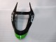 Billige Kawasaki ZX6R Motorrad Verkleidung 2003-2004 - Grun Schwarz Elf Bridgestone