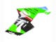 Billige Kawasaki ZX6R Motorrad Verkleidung 2005-2006 - Grun Rot Schwarz Elf 66