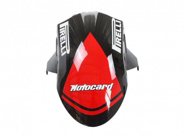 Billige Kawasaki ZX6R Motorrad Verkleidung 2005-2006 - Grun Rot Schwarz Elf 66
