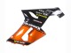 Billige Kawasaki ZX6R Motorrad Verkleidung 2005-2006 - Orange Schwarz