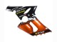 Billige Kawasaki ZX6R Motorrad Verkleidung 2005-2006 - Orange Schwarz
