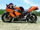 Billige Kawasaki ZX6R Motorrad Verkleidung 2005-2006 - Orange Schwarz
