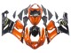 Billige Kawasaki ZX6R Motorrad Verkleidung 2005-2006 - Orange Schwarz