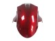 Billige Kawasaki ZX6R Motorrad Verkleidung 2005-2006 - Rot Glanzendes Schwarz