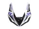 Billige Kawasaki ZX6R Motorrad Verkleidung 2005-2006 - Weiss Lila Schwarz Rizoma Playboy Denso