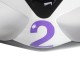 Billige Kawasaki ZX6R Motorrad Verkleidung 2005-2006 - Weiss Lila Schwarz Rizoma Playboy Denso
