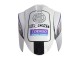 Billige Kawasaki ZX6R Motorrad Verkleidung 2005-2006 - Weiss Lila Schwarz Rizoma Playboy Denso