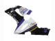 Billige Kawasaki ZX6R Motorrad Verkleidung 2005-2006 - Weiss Lila Schwarz Rizoma Playboy Denso