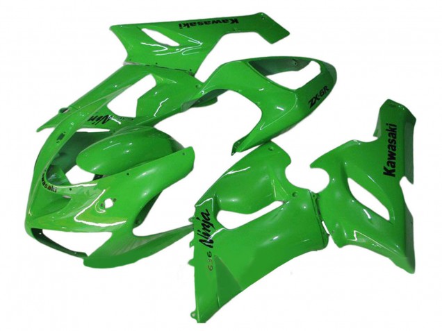 Billige Kawasaki ZX6R Motorrad Verkleidung 2005-2006 - Grun