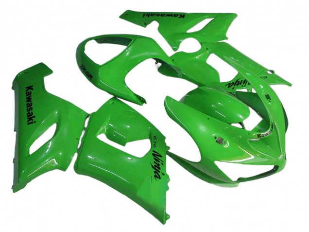 Billige Kawasaki ZX6R Motorrad Verkleidung 2005-2006 - Grun