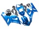 Billige Kawasaki ZX6R Motorrad Verkleidung 2005-2006 - Glanzendes Blau