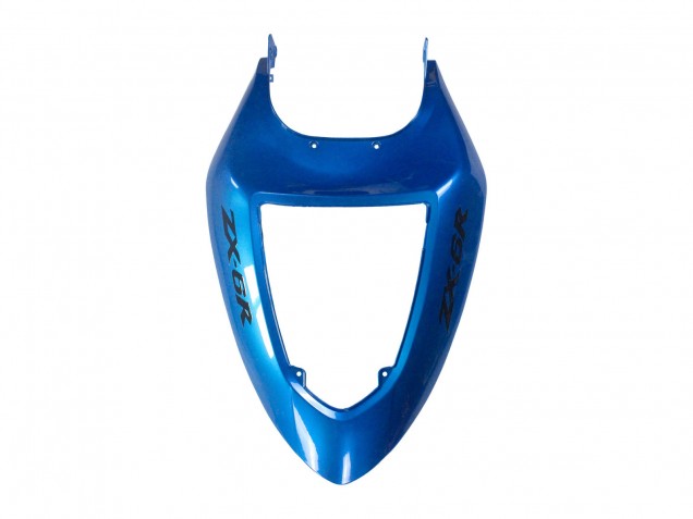 Billige Kawasaki ZX6R Motorrad Verkleidung 2005-2006 - Glanzendes Blau