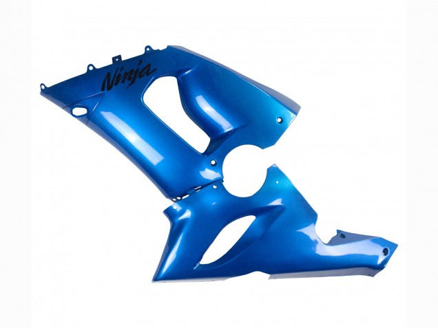 Billige Kawasaki ZX6R Motorrad Verkleidung 2005-2006 - Glanzendes Blau