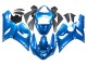 Billige Kawasaki ZX6R Motorrad Verkleidung 2005-2006 - Glanzendes Blau