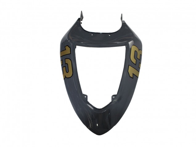 Billige Kawasaki ZX6R Motorrad Verkleidung 2005-2006 - Dunkel Grau Schwarz