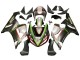 Billige Kawasaki ZX6R Motorrad Verkleidung 2005-2006 - Schwarz Silber Grun Rot K 26