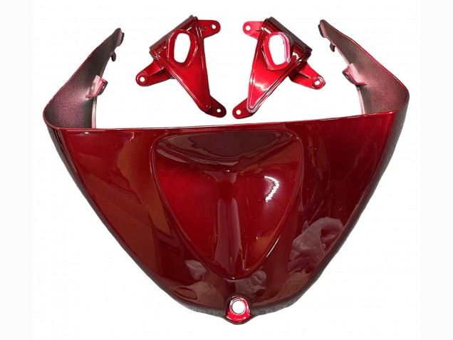 Billige Kawasaki ZX6R Motorrad Verkleidung 2005-2006 - Rot Schwarz