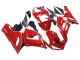 Billige Kawasaki ZX6R Motorrad Verkleidung 2005-2006 - Rot Gelb Schwarz