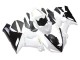 Billige Kawasaki ZX6R Motorrad Verkleidung 2005-2006 - Weiss Schwarz Gold Ninja
