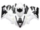 Billige Kawasaki ZX6R Motorrad Verkleidung 2005-2006 - Weiss Schwarz Gold Ninja