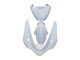 Billige Kawasaki ZX6R Motorrad Verkleidung 2005-2006 - Weiss