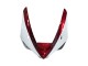 Billige Kawasaki ZX6R Motorrad Verkleidung 2005-2006 - Weiss Rot