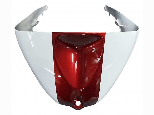 Billige Kawasaki ZX6R Motorrad Verkleidung 2005-2006 - Weiss Rot