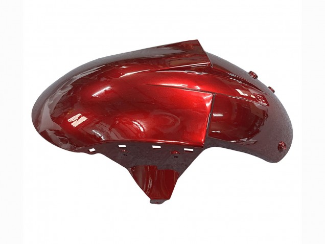 Billige Kawasaki ZX6R Motorrad Verkleidung 2005-2006 - Weiss Rot